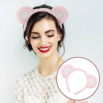 Amazon.co.jp: SHERCHPRY クマ カチューシャ、 ピンク クマ 耳